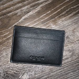 Unisex coach wallet clip